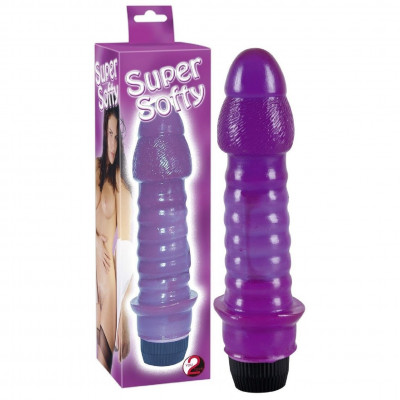 VIBRATORE - SUPER SOFTY - COLORE VIOLA